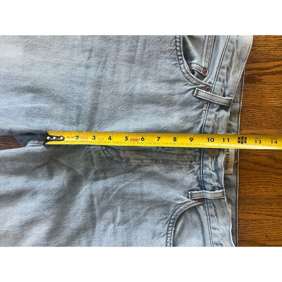 DENIM FORUM Blue 90s The Marlo High Rose Baggy Jeans  Women's Size 28 - Picture 9 of 11